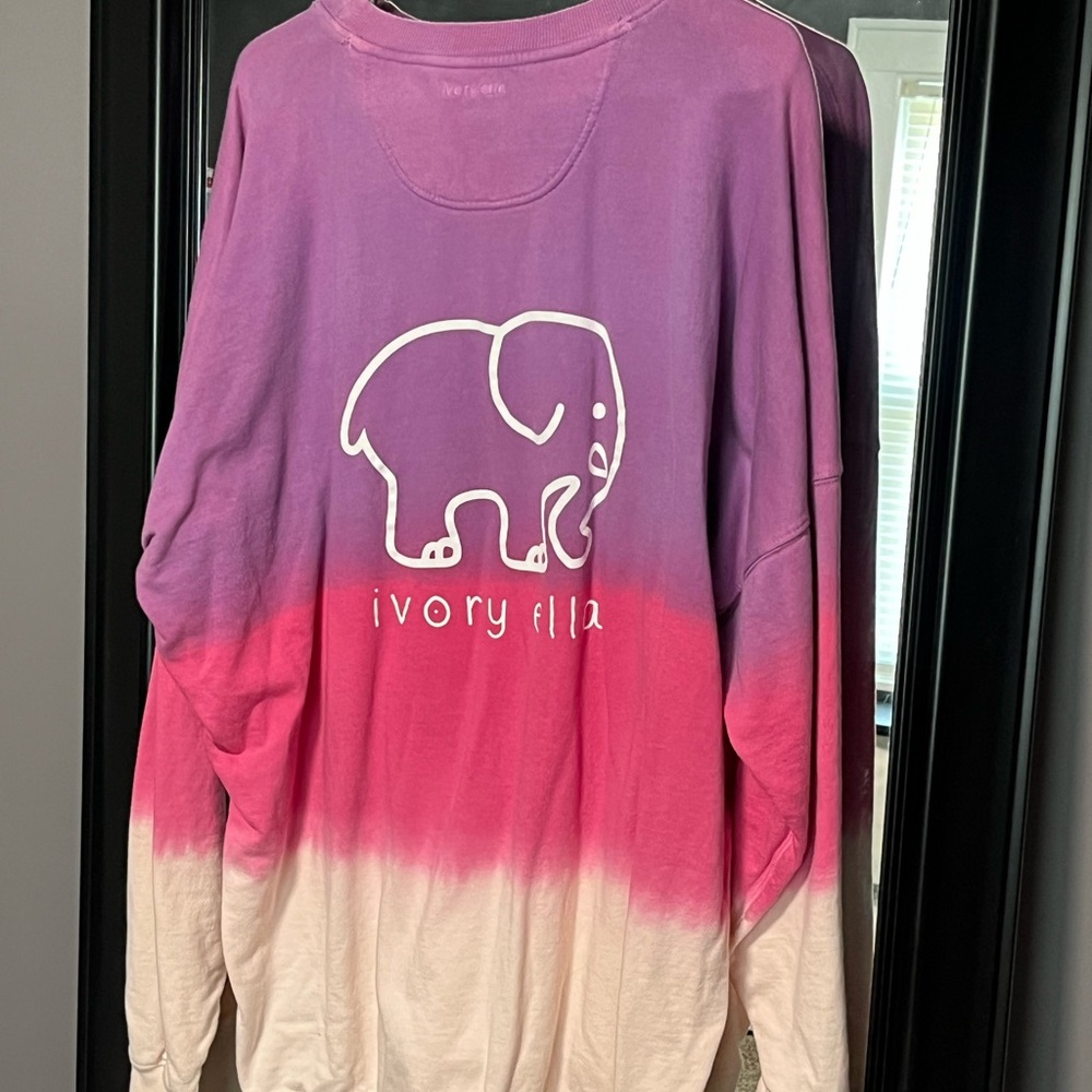 Ivory Ella Kids Pink and Purple Gradient Sweatshirt